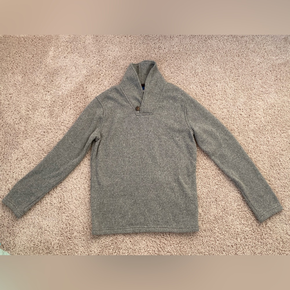 Old Navy Boys Heather Gray Cowl Neck Sweater